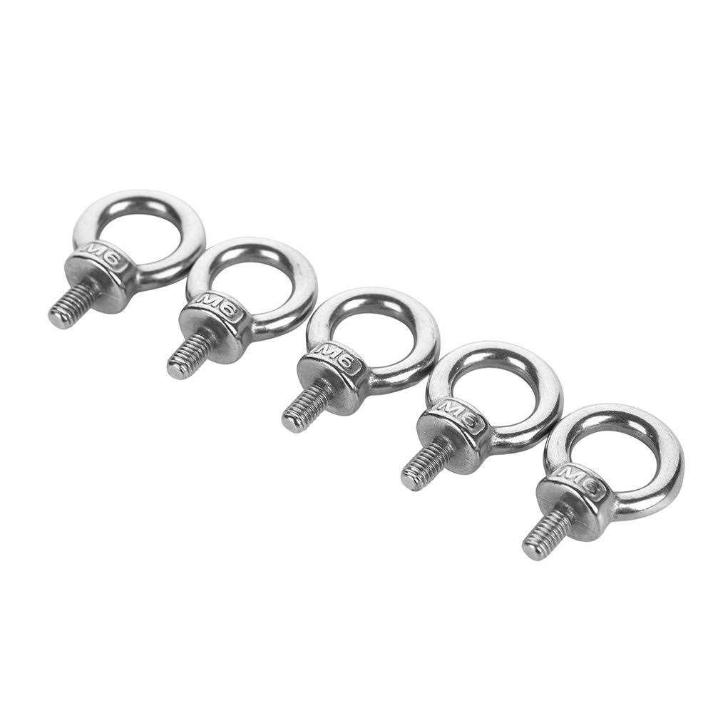 Eowpower 5Pcs Male Thread Machinery Shoulder Lifting Ring Eye Bolt - Zenithce