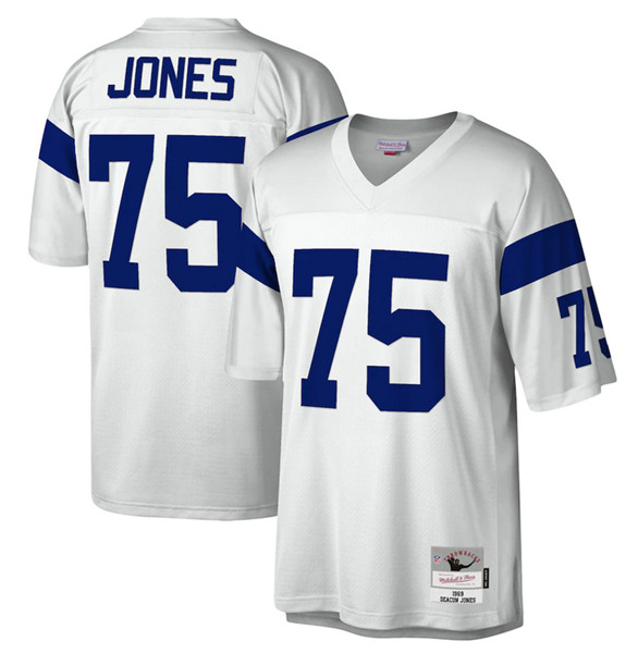 Los Angeles Rams #75 Deacon Jones White Stitched Jersey - Zenithce