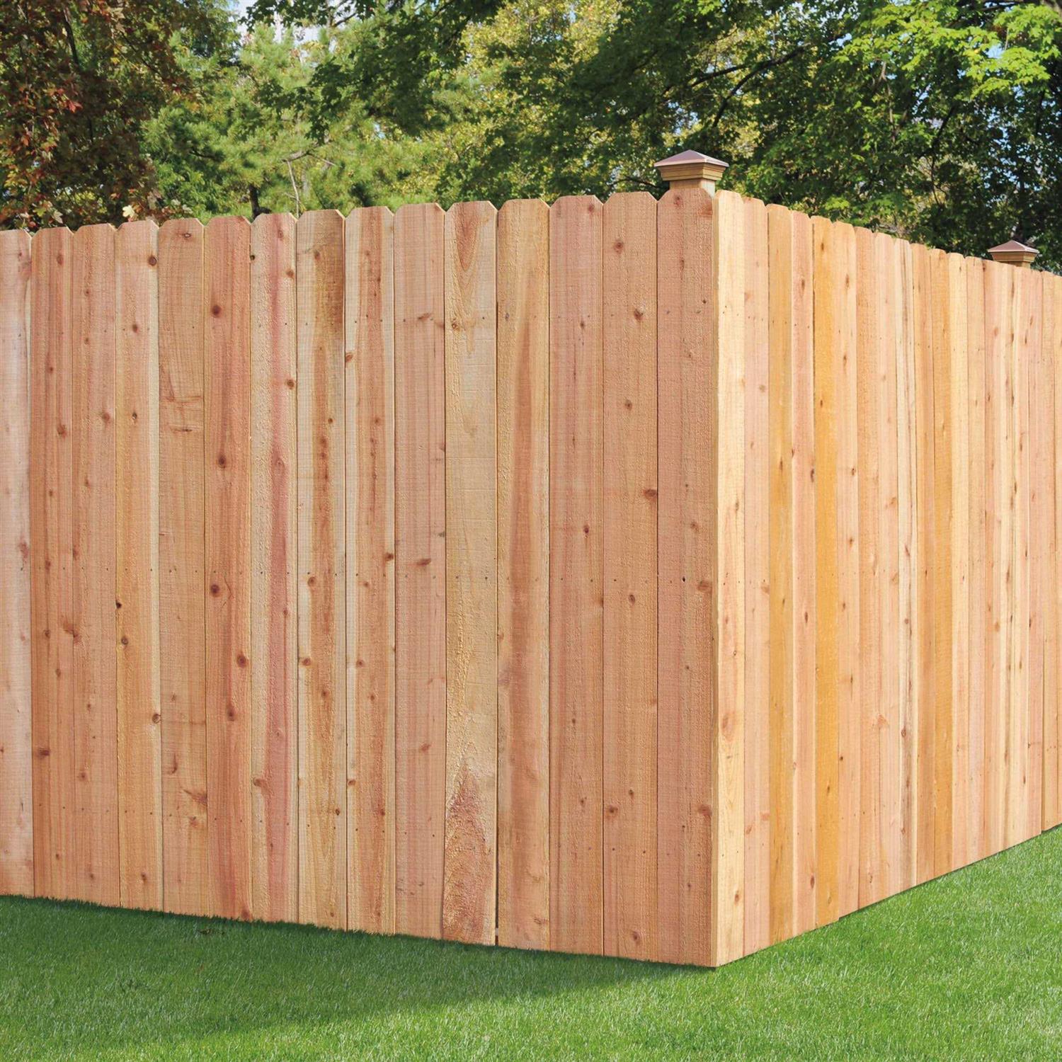 Lowe’s 6-ft x 8-ft Pine Dog Ear Privacy Fence Panel 7643 - Zenithce