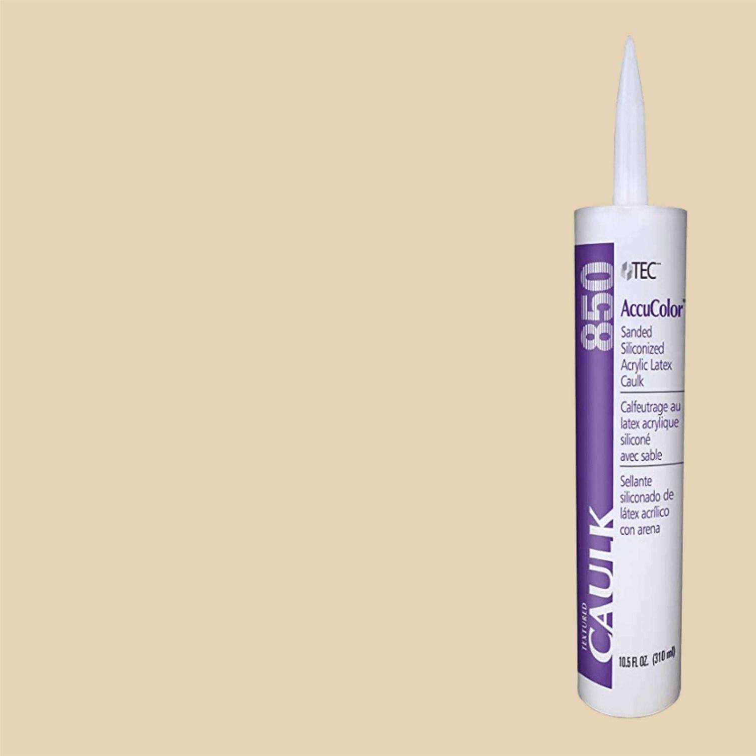 Tec AccuColor Sanded Siliconized Acrylic Caulk - Zenithce