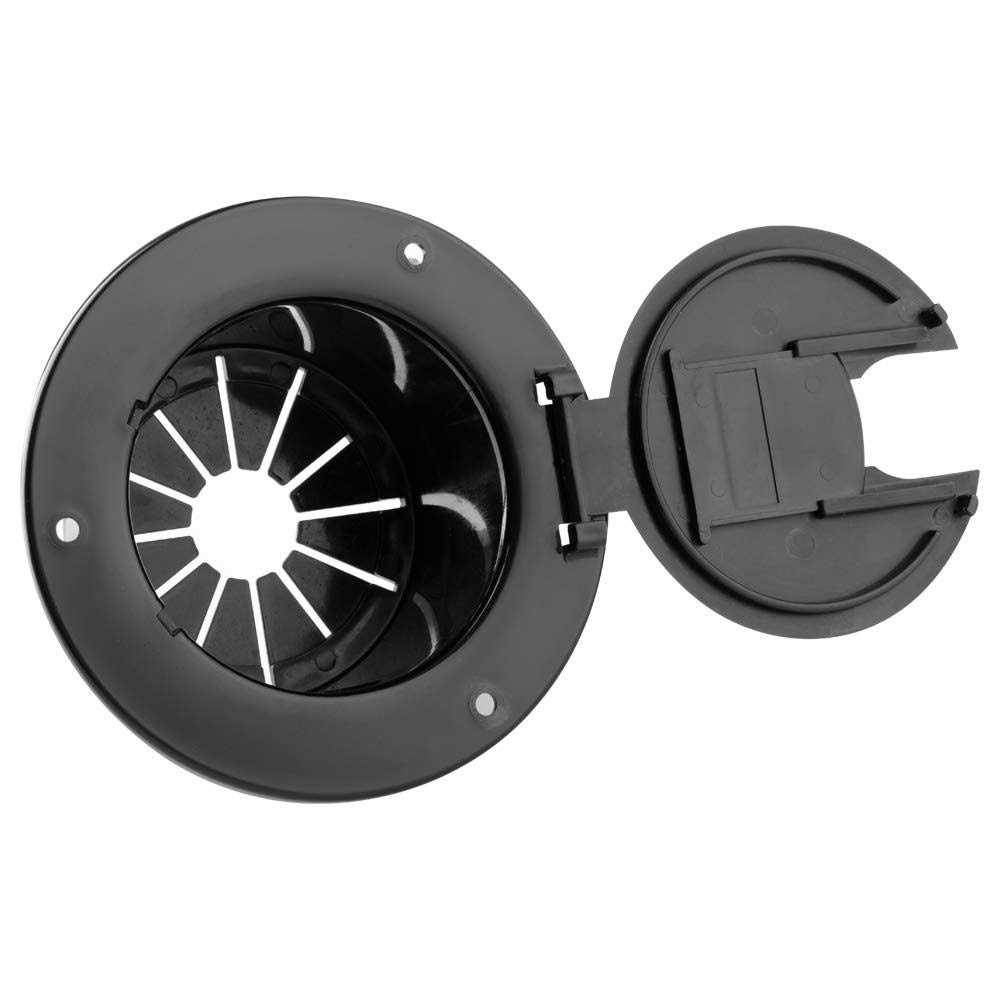 Halotronics RV 4 Round Electrical Cable Hatch for 30 and 50 Amp Cords - Zenithce