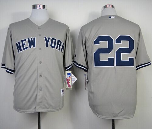 Yankees #22 Jacoby Ellsbury Grey Stitched Jersey - Zenithce