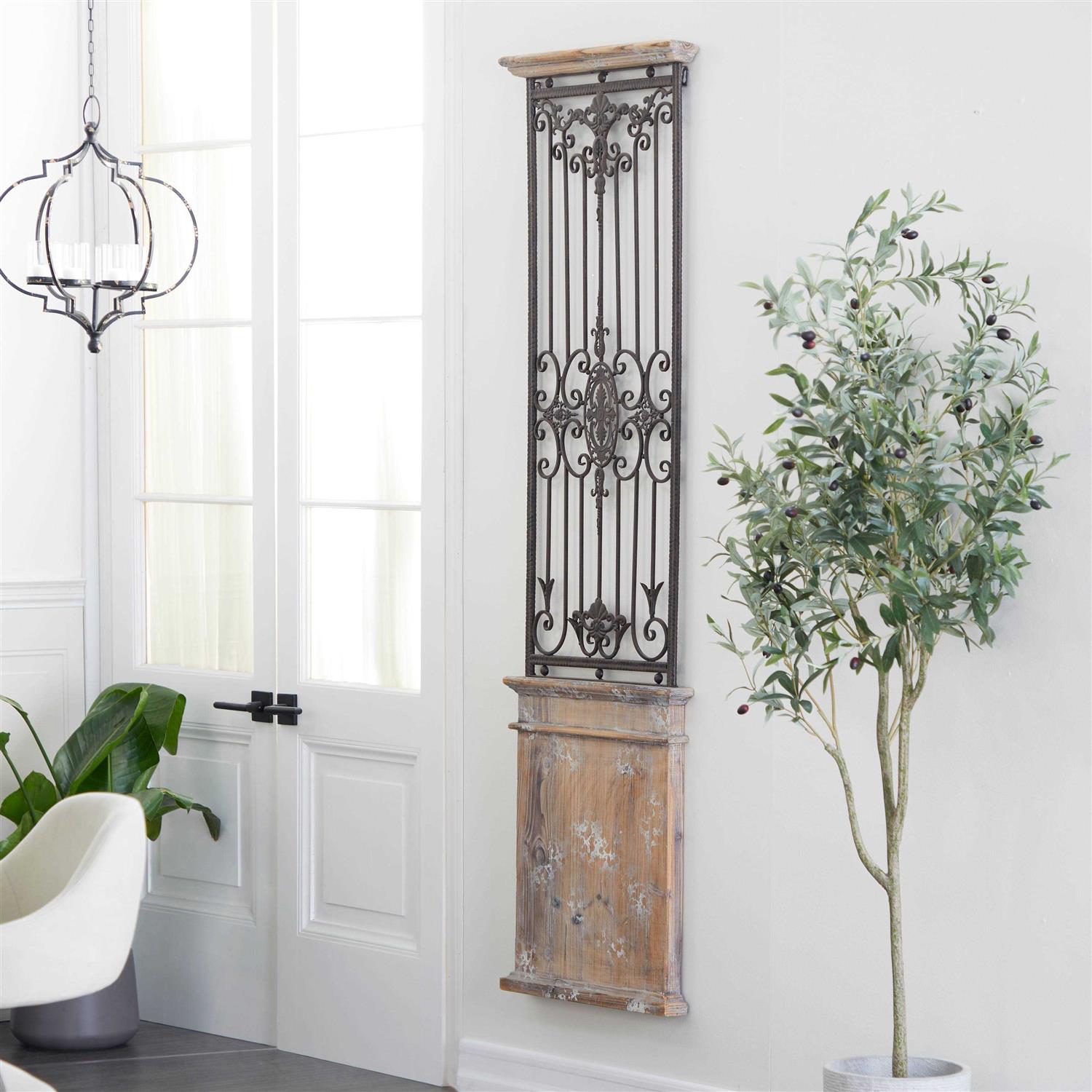 Monroe 5-ft H x 8-ft W White Steel Fence Panel - Zenithce