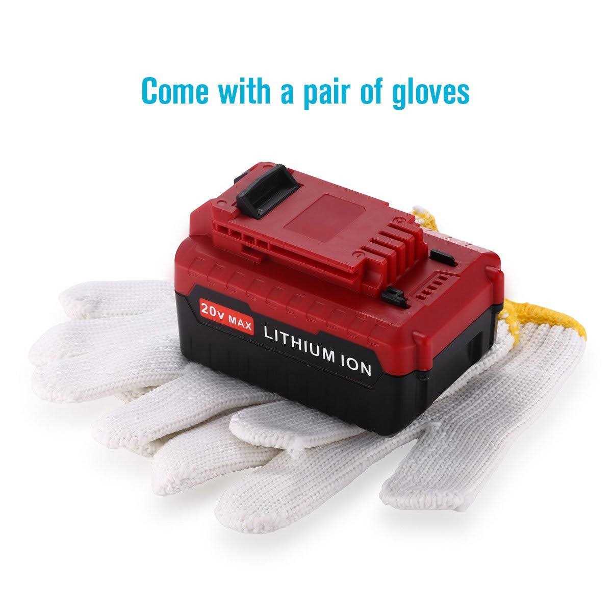 Powerextra 6.0Ah 20V High Capacity Lithium Battery for Porter Cable Pcc685l Pcc682l - Zenithce
