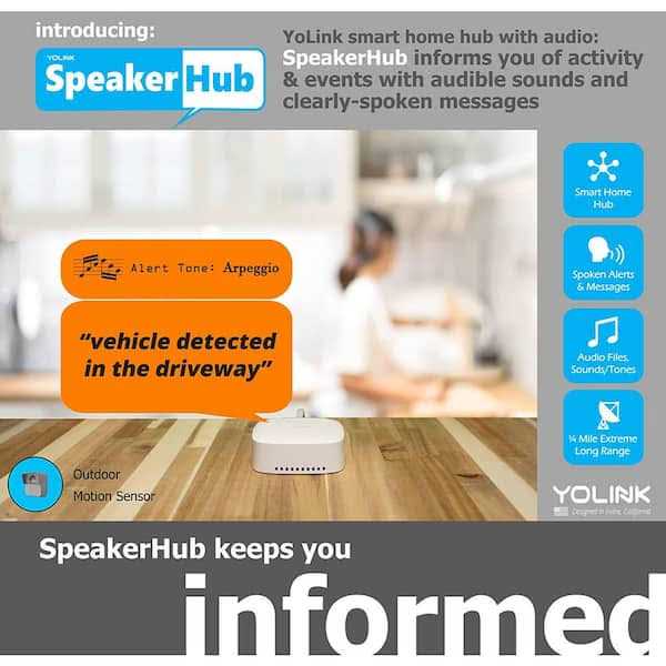 YoLink Hub Central Controller Only for YoLink Devices 1/4 Mile Worlds Longest Range Smart Hub LoRa Enabled Smart Home Automat - Zenithce