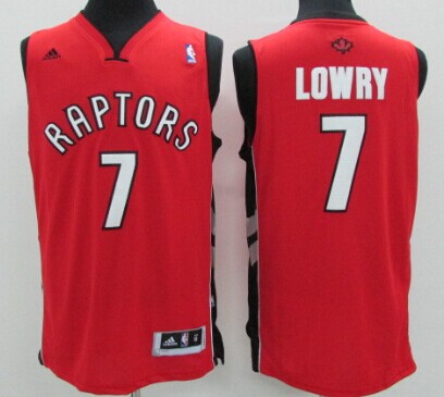 Toronto Raptors #7 Kyle Lowry Revolution 30 Swingman Red Jersey - Zenithce