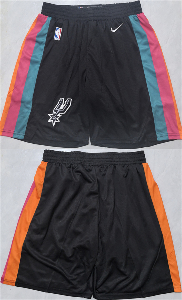 San Antonio Spurs Black Shorts (Run Small) - Zenithce