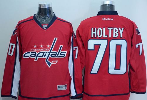 Capitals #70 Braden Holtby Red Stitched Jersey - Zenithce