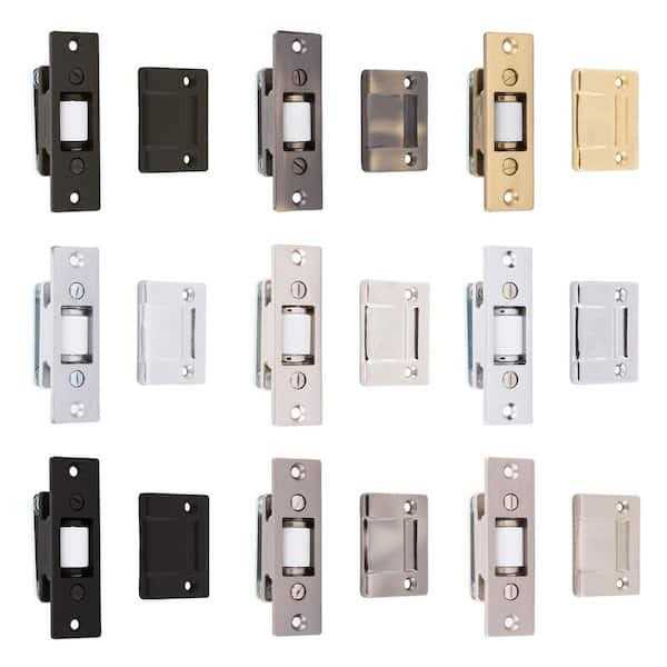idh by St. Simons Solid Brass Heavy Duty Silent Roller Latch with Adjustable Square Strike - Zenithce