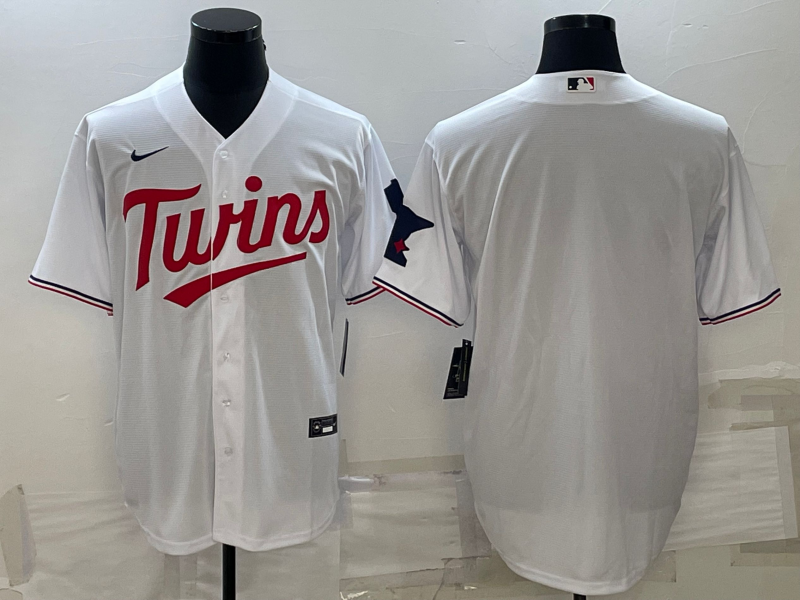 Minnesota Twins Blank White Cool Base Stitched Jersey - Zenithce