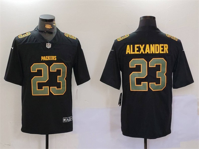 Green Bay Packers #23 Jaire Alexander Black Fashion Vapor Limited Stitched Jersey - Zenithce