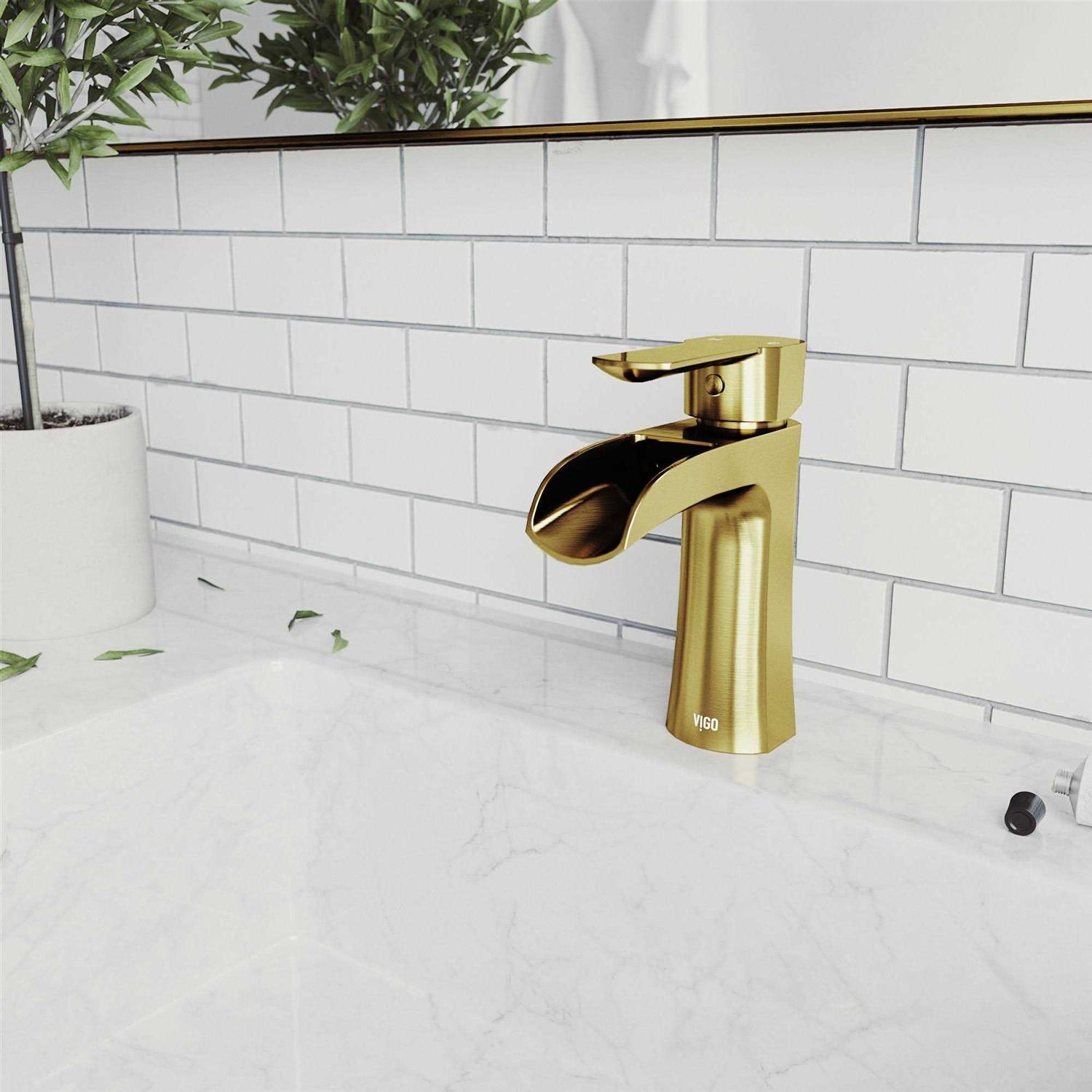 VIGO Paloma Single Hole Bathroom Faucet - Zenithce