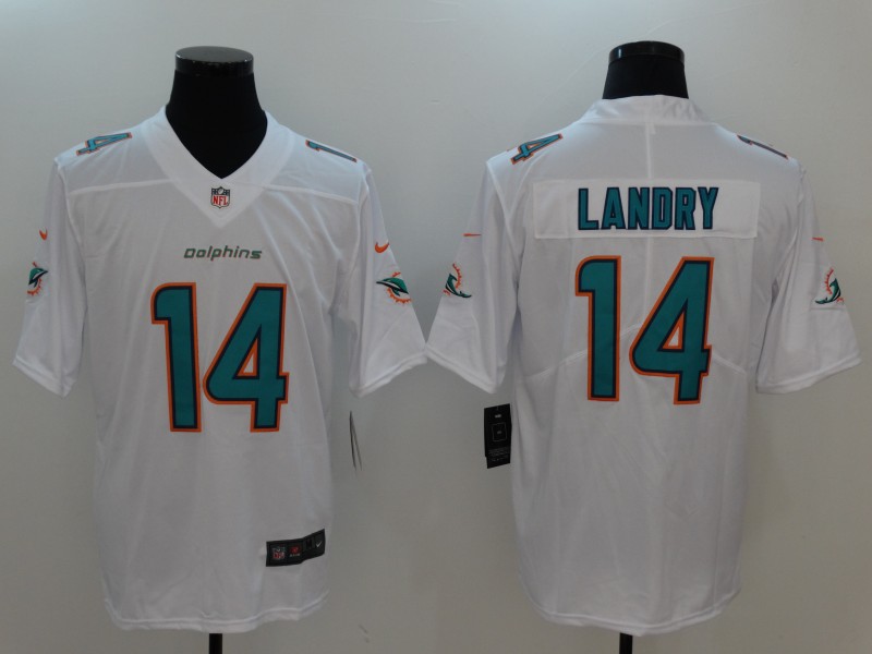 Miami Dolphins #14 Jarvis Landry White Vapor Untouchable Player Limited Jersey - Zenithce