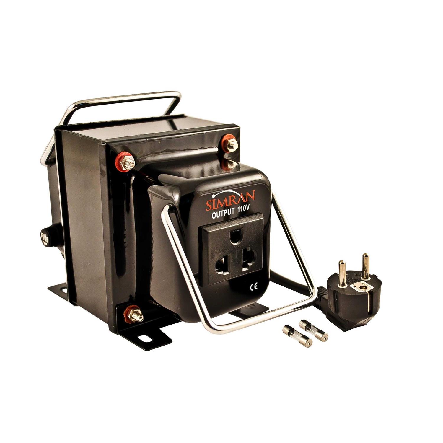 Simran AC-100 Voltage Power Converter Step Up Down Transformer 110 Volt 220 Volt - Zenithce