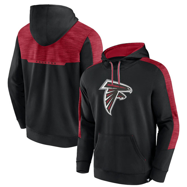 Atlanta Falcons Black Defender Evo Pullover Hoodie - Zenithce