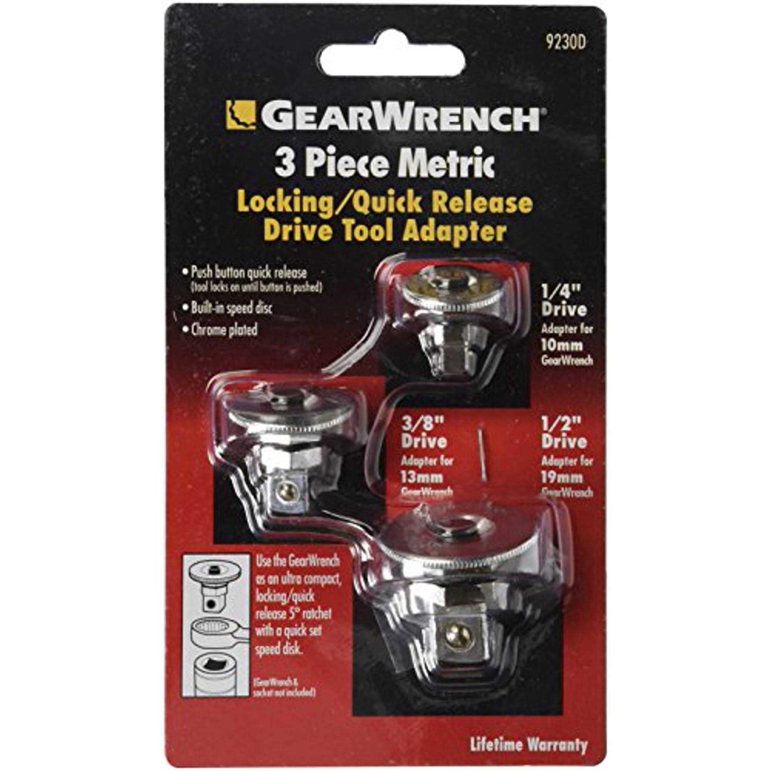Gearwrench Magnetic Oil Drain Plug Socket Set 7 Pc 3870D - Zenithce