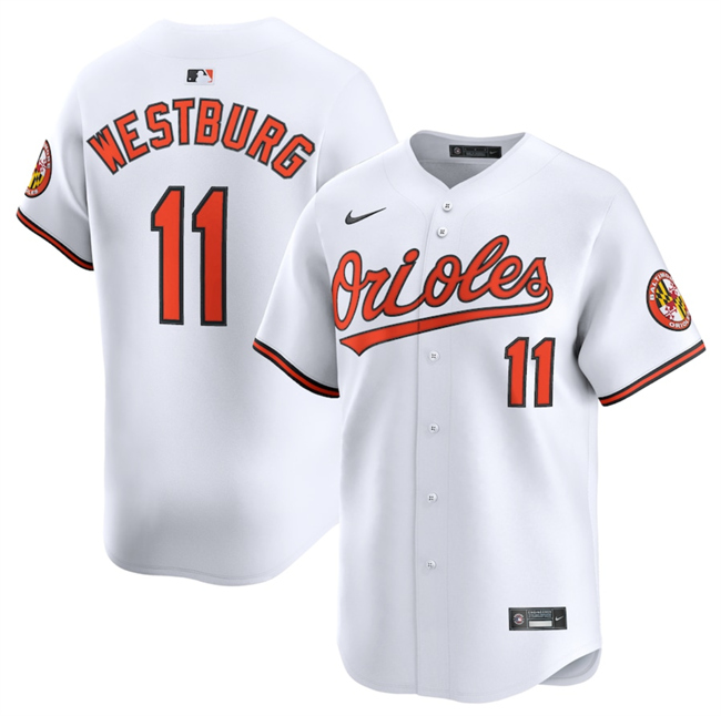 Baltimore Orioles #11 Jordan Westburg White 2025 Home Limited Cool Base Stitched Jersey - Zenithce