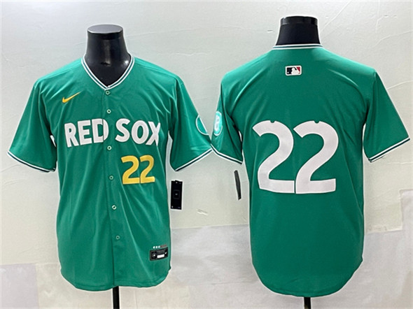 Boston Red Sox #22 Garrett Whitlock Green 2025 City Connect Limited Stitched Jersey - Zenithce