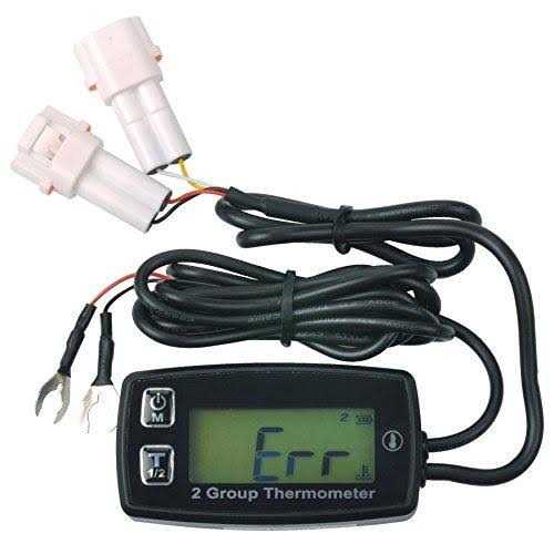 Runleader Digital Gas Engine Tachometer Hours & RPM Record,Backlight Hour Meter,Battery Replaceable for Riding Mower Generator Compressor - Zenithce