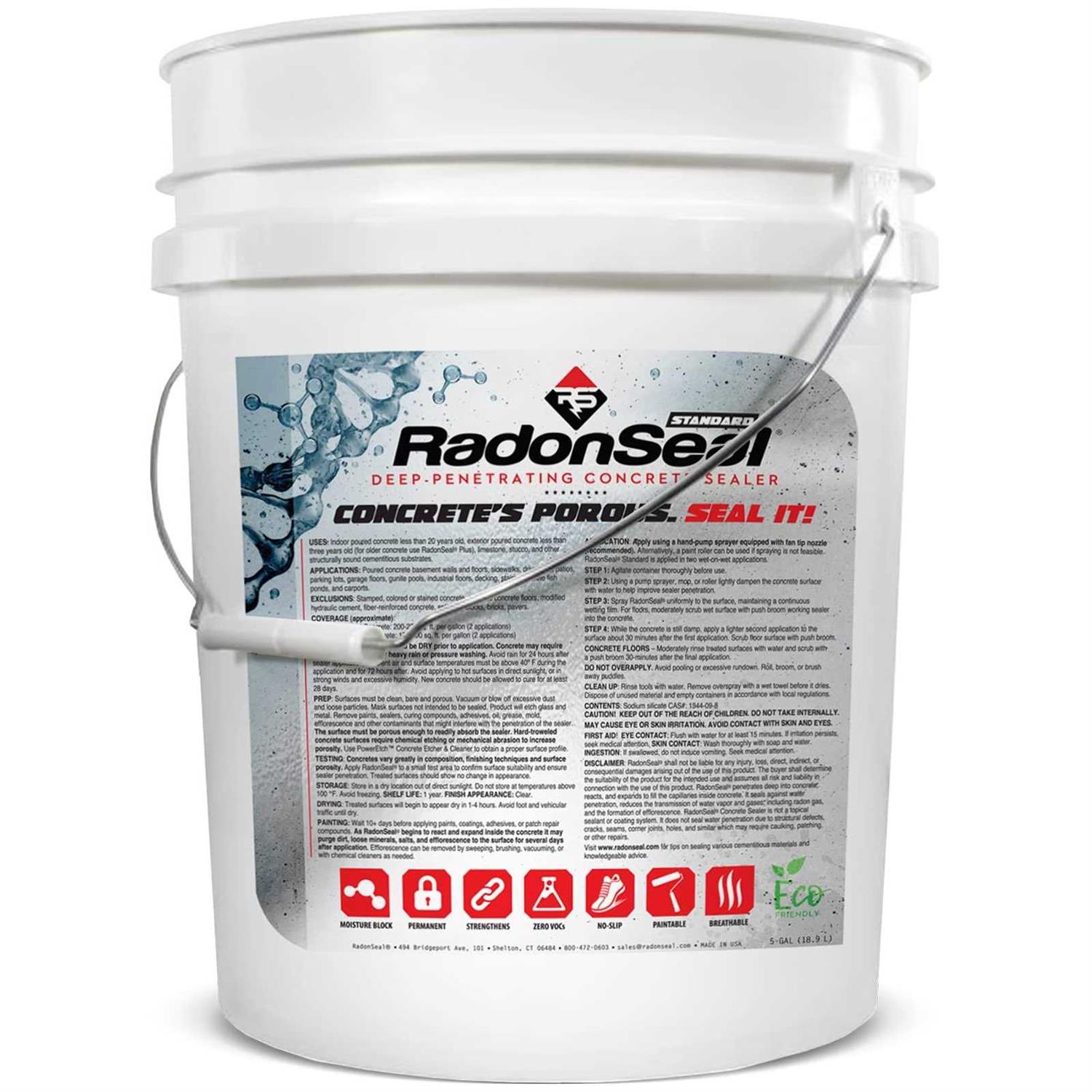 RadonSeal Epoxy Foundation Crack Injection Kit Waterproof & Structurally Stabilize Cracks in Basement Foundation Walls - Zenithce