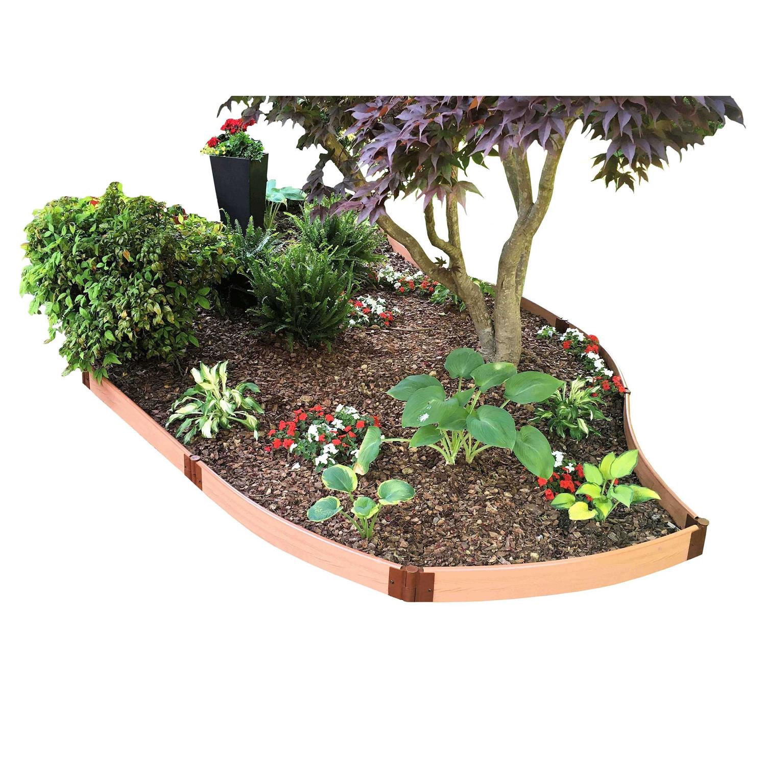 Frame It All Classic Sienna Straight Playground Border Kit - Zenithce