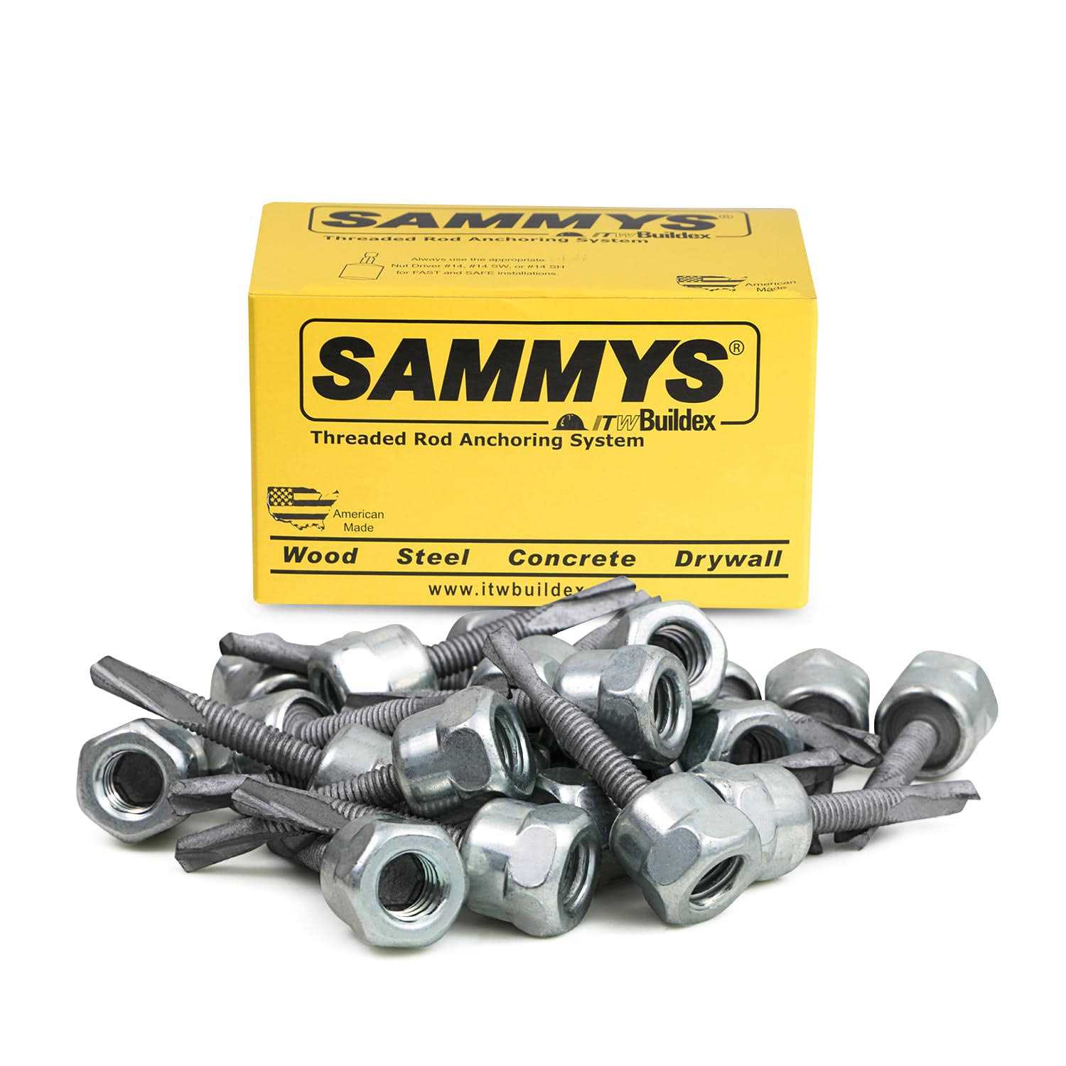 Sammys Rod Hanger 1/4 in Overall Dia 1 in Overall Lg 8040957 - Zenithce