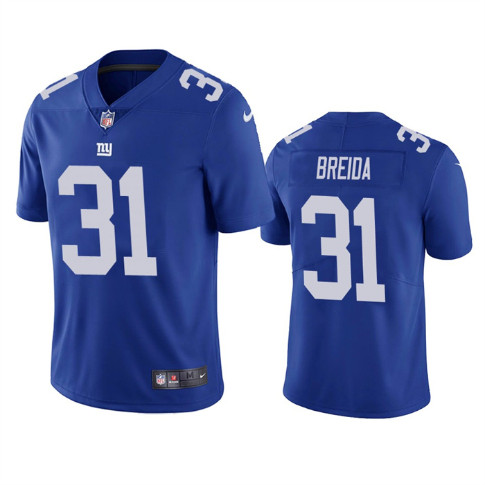 New York Giants #31 Matt Breida Blue Vapor Untouchable Limited Stitched Jersey - Zenithce