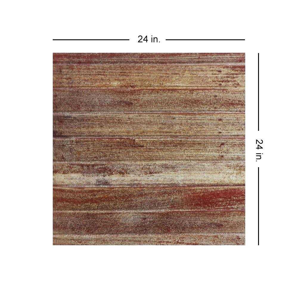From Plain To Beautiful In Hours Dct10-Milan 2 ft. x 2 ft. PVC Glue-Up or Lay-In Ceiling Tile - Zenithce
