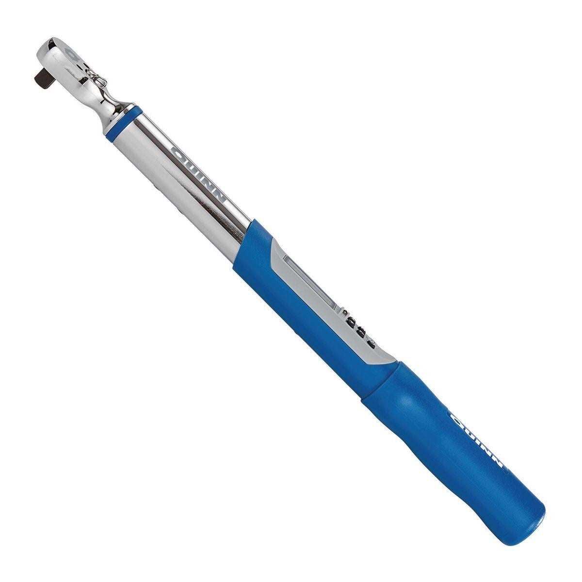 Quinn 1/2 in. Drive 12.5-250 ft. lb. Digital Angle Torque Wrench - Zenithce