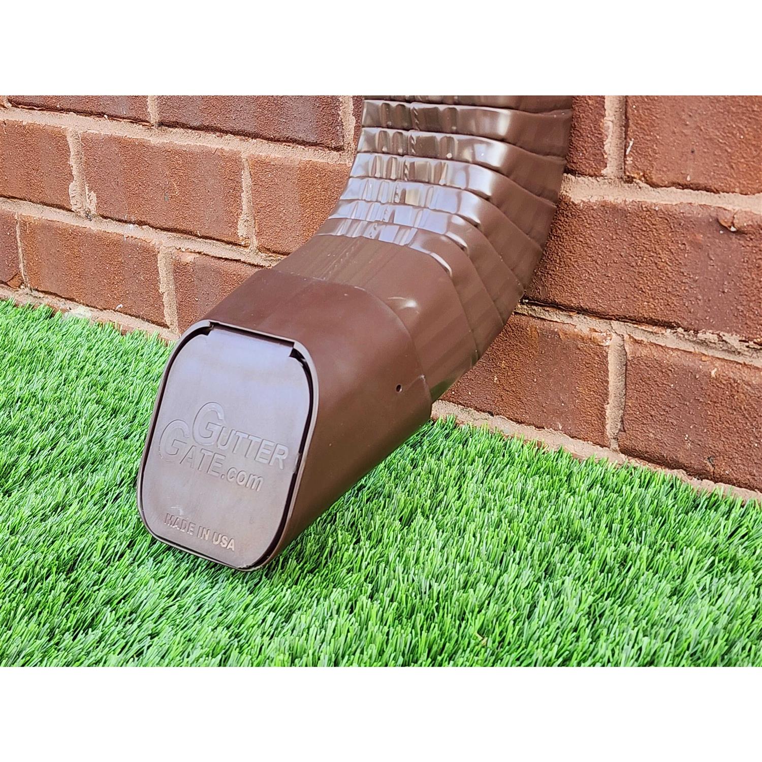 GutterGate Type A 3 in. x 4 Plastic Downspout Extension - Zenithce