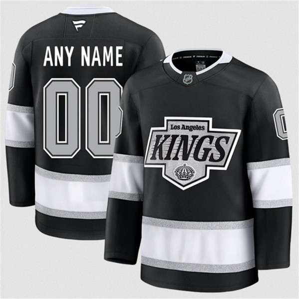 Los Angeles Kings Custom Black 2024-25 Home Stitched Jersey - Zenithce