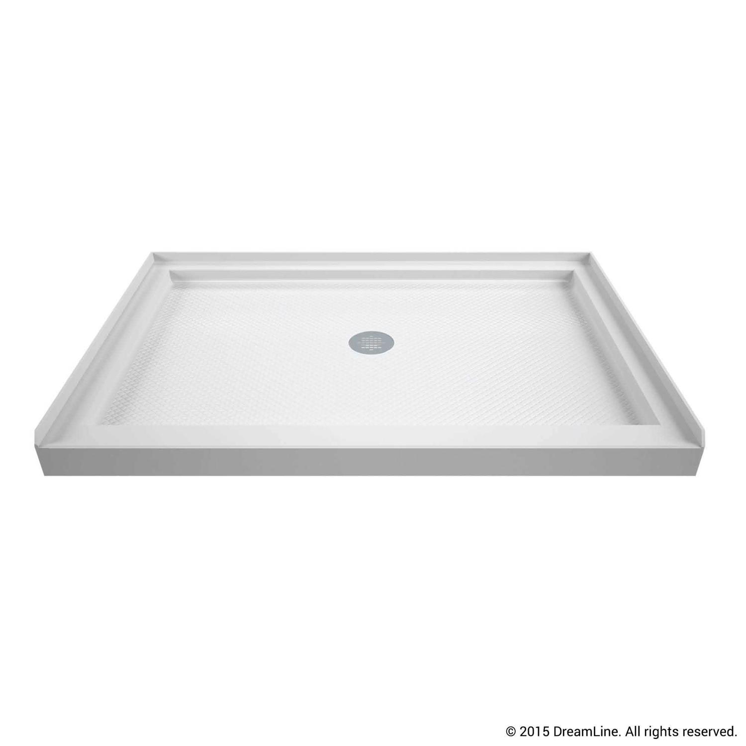 DreamLine SlimLine 48 in.x 34 in. Double Threshold Shower Base DLT-1034481 - Zenithce