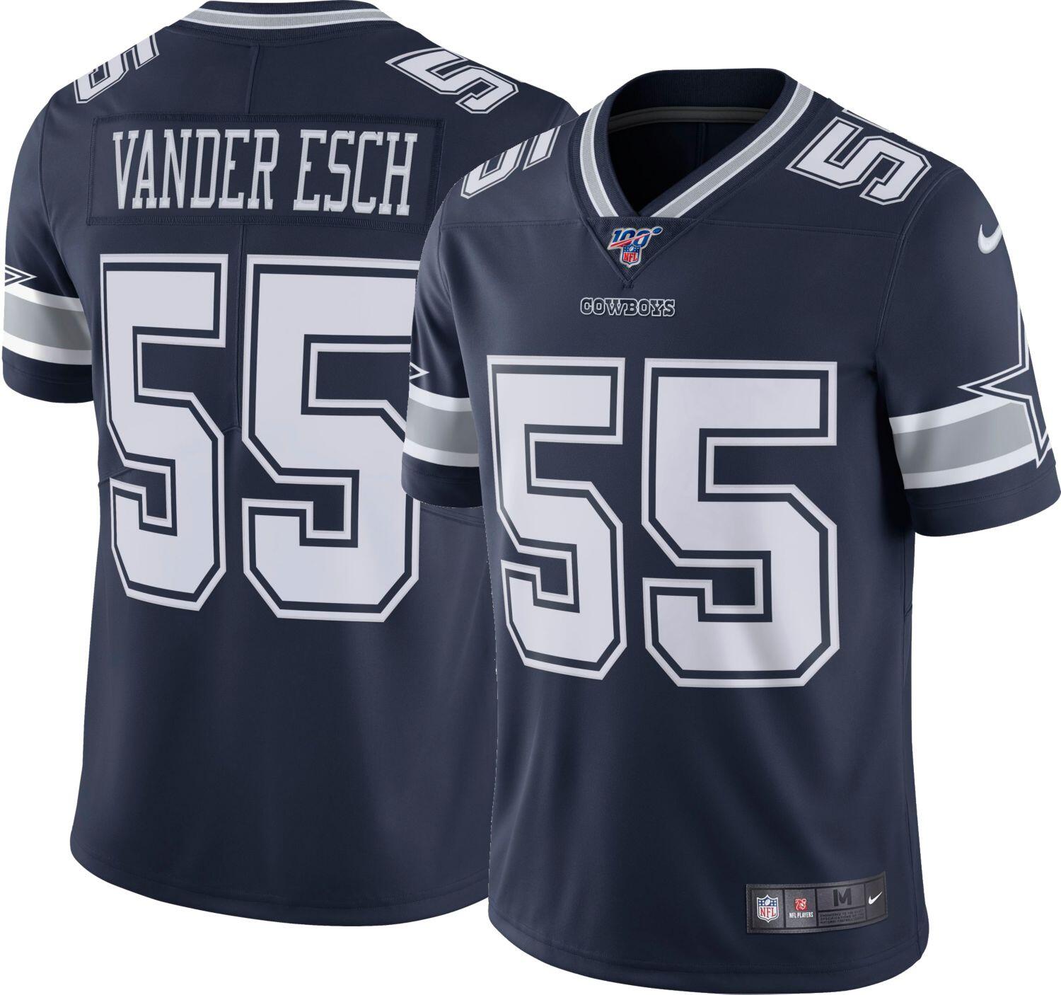 Dallas Cowboys #55 Leighton Vander Esch Navy 2019 100th Season Vapor Untouchable Limited Stitched Jersey - Zenithce