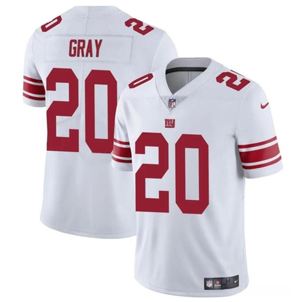 New York Giants #20 Eric Gray White Vapor Untouchable Limited Stitched Jersey - Zenithce