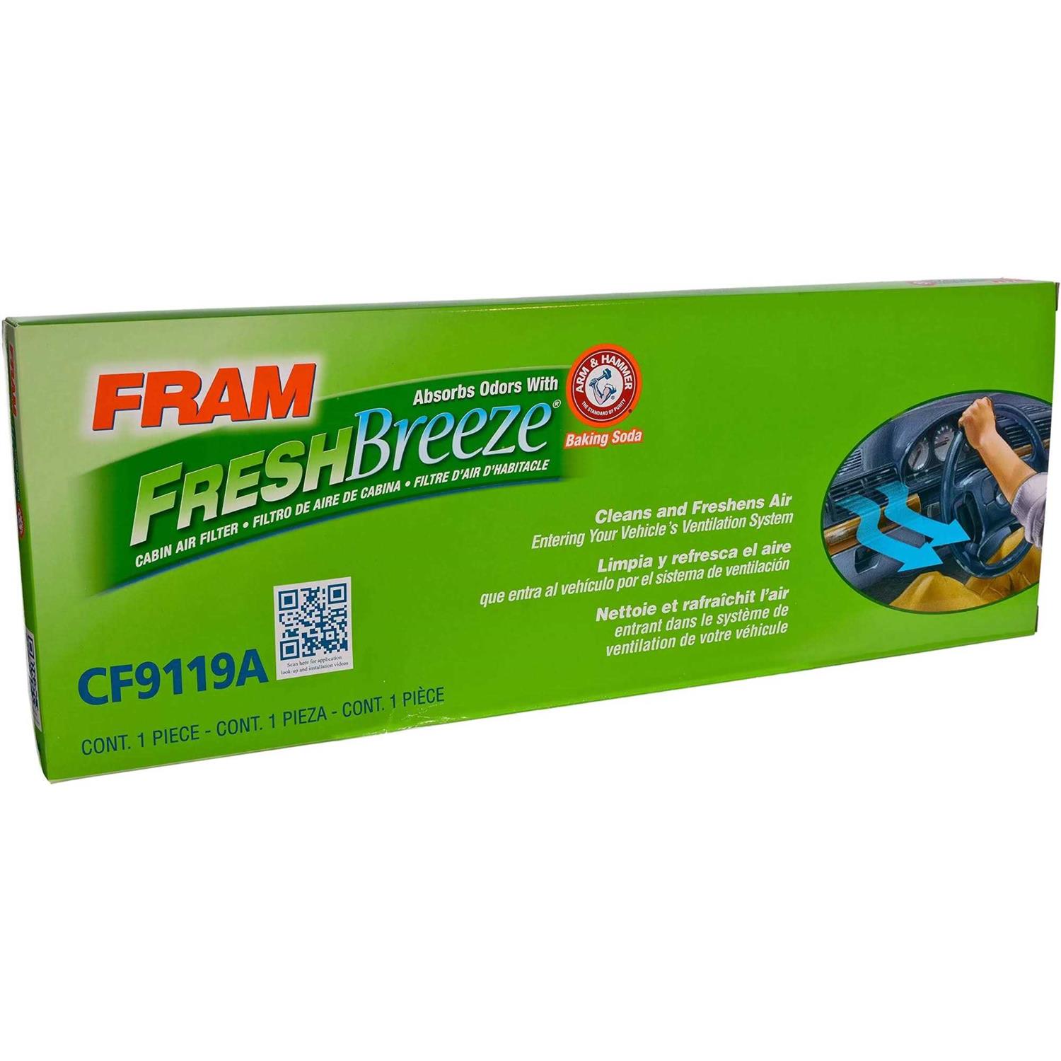 Fram CF8921A Fresh Breeze Cabin Air Filter - Zenithce