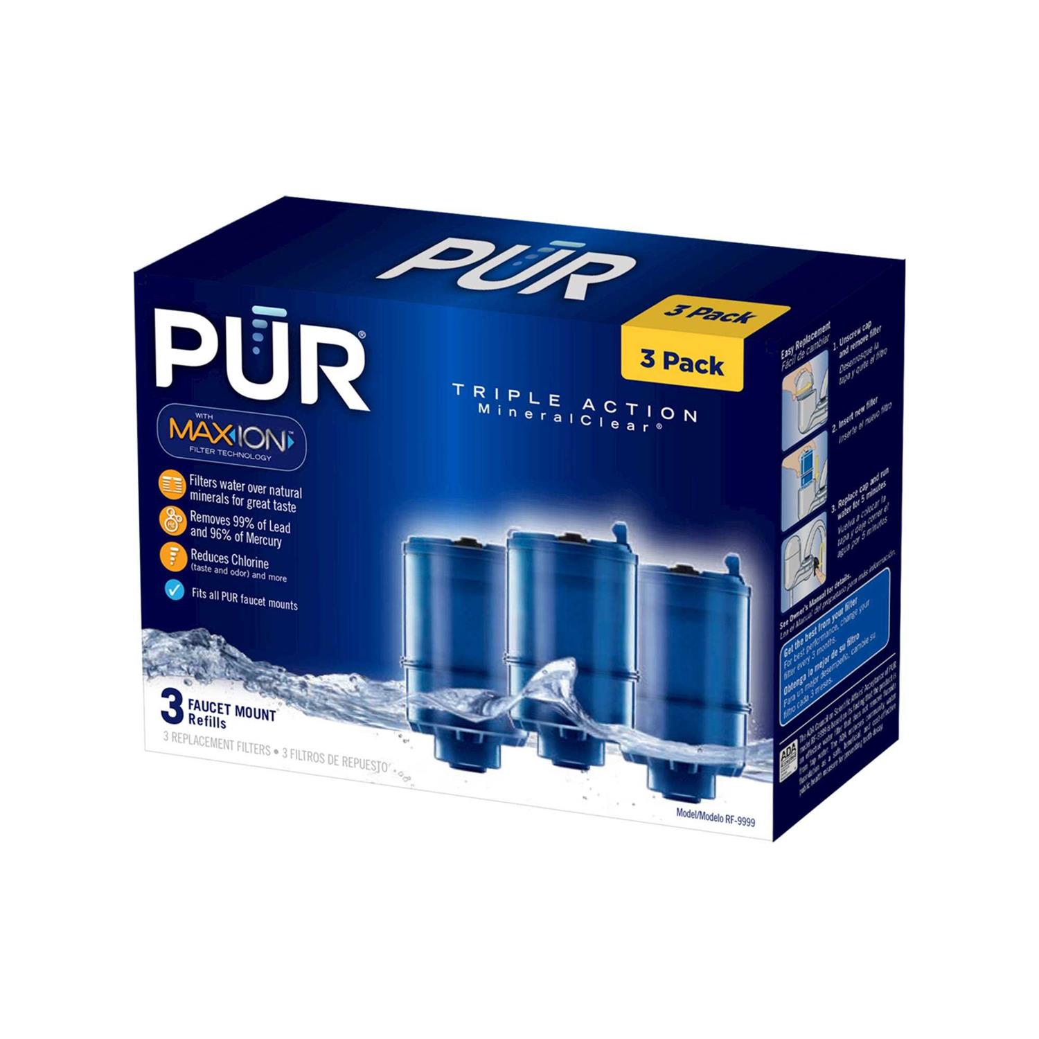PUR Faucet Mount Replacement Water Filter - Zenithce