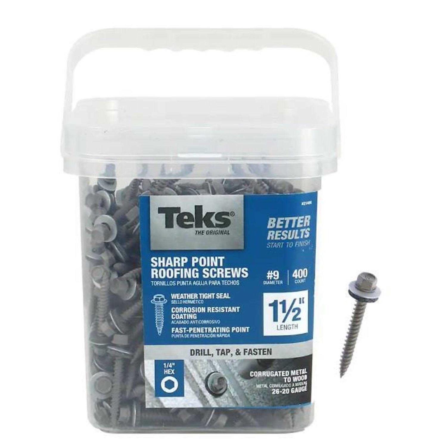 Teks Lath Screws Sharp Point 21508 - Zenithce