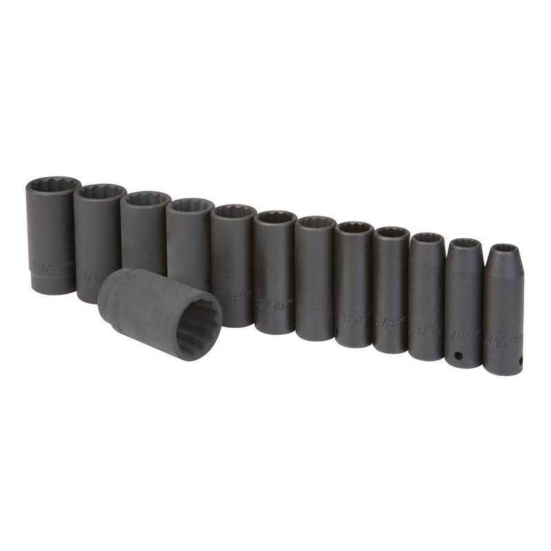Pittsburgh 1/2 in. Drive Impact Socket Extension Set - Zenithce