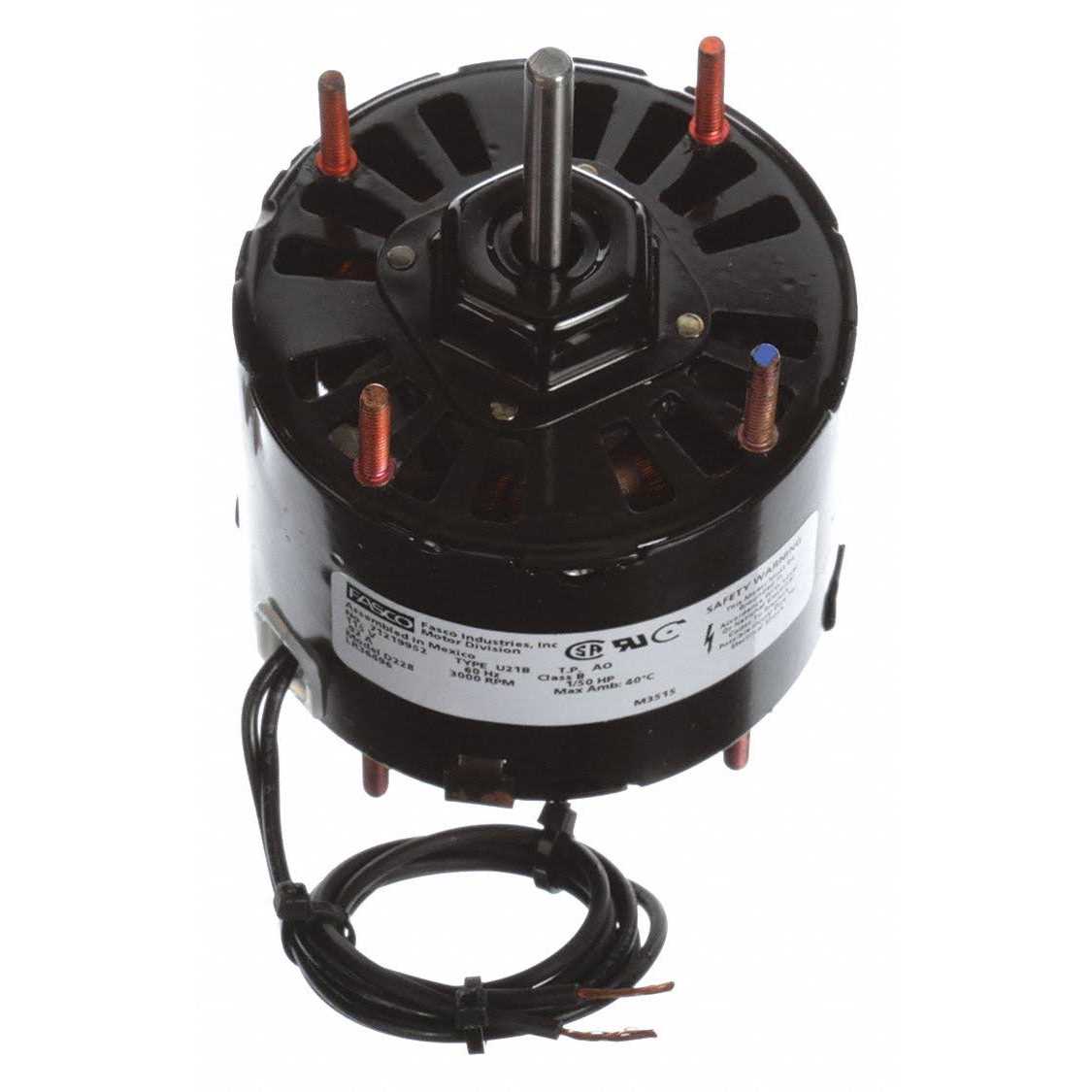 Fasco HVAC Motor 1/30 HP D515 - Zenithce