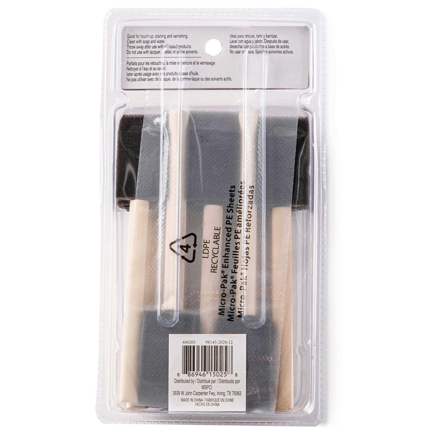 Craft Smart 1 Foam Brush Set - Zenithce