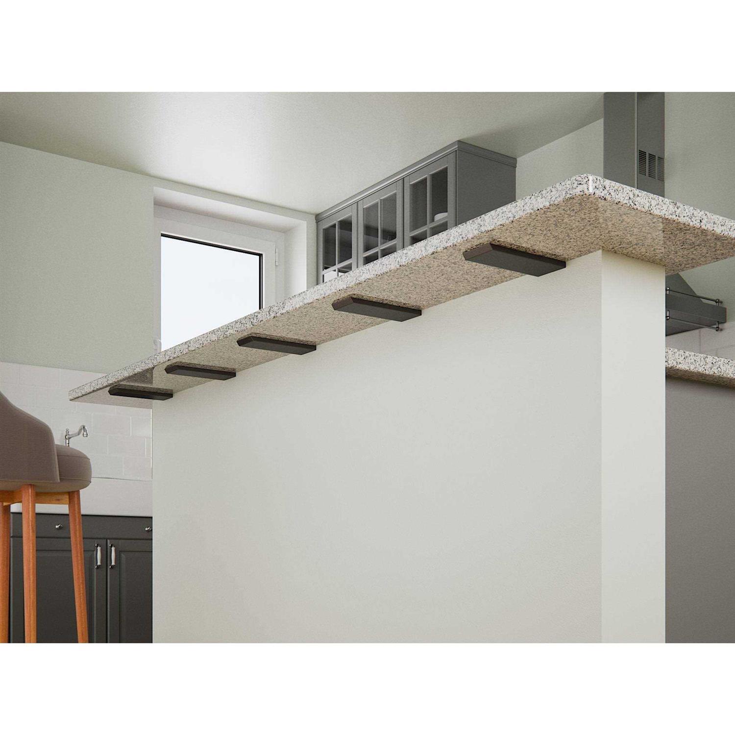 Hidden Granite Countertop Flat Bracket - Zenithce