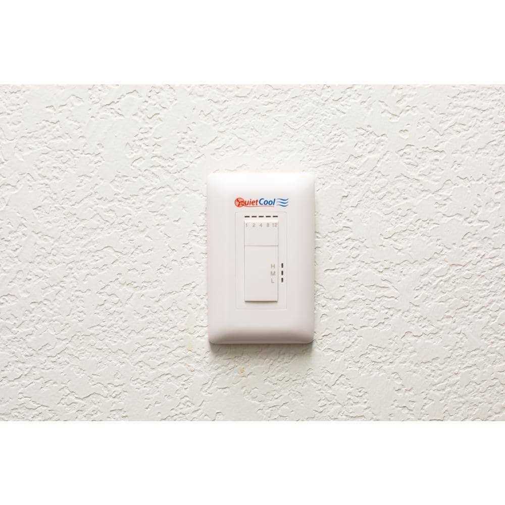 QuietCool Attic Fan Mechanical Replacement Thermostat with Built-in Fire Safety Shut Off - Zenithce