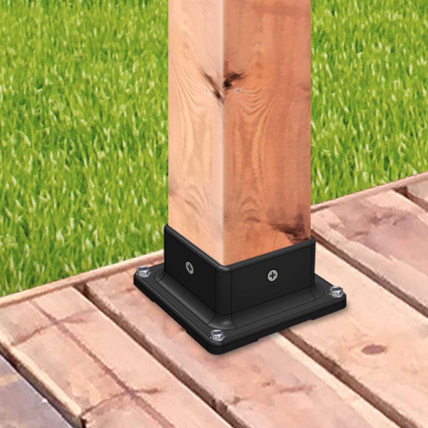 Nuvo Iron NYS30B Yard and Lawn Spike with In-Ground Post Support - Zenithce