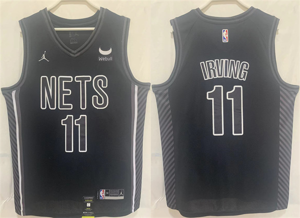 Brooklyn Nets #11 Kyrie Irving Black Stitched Jersey - Zenithce