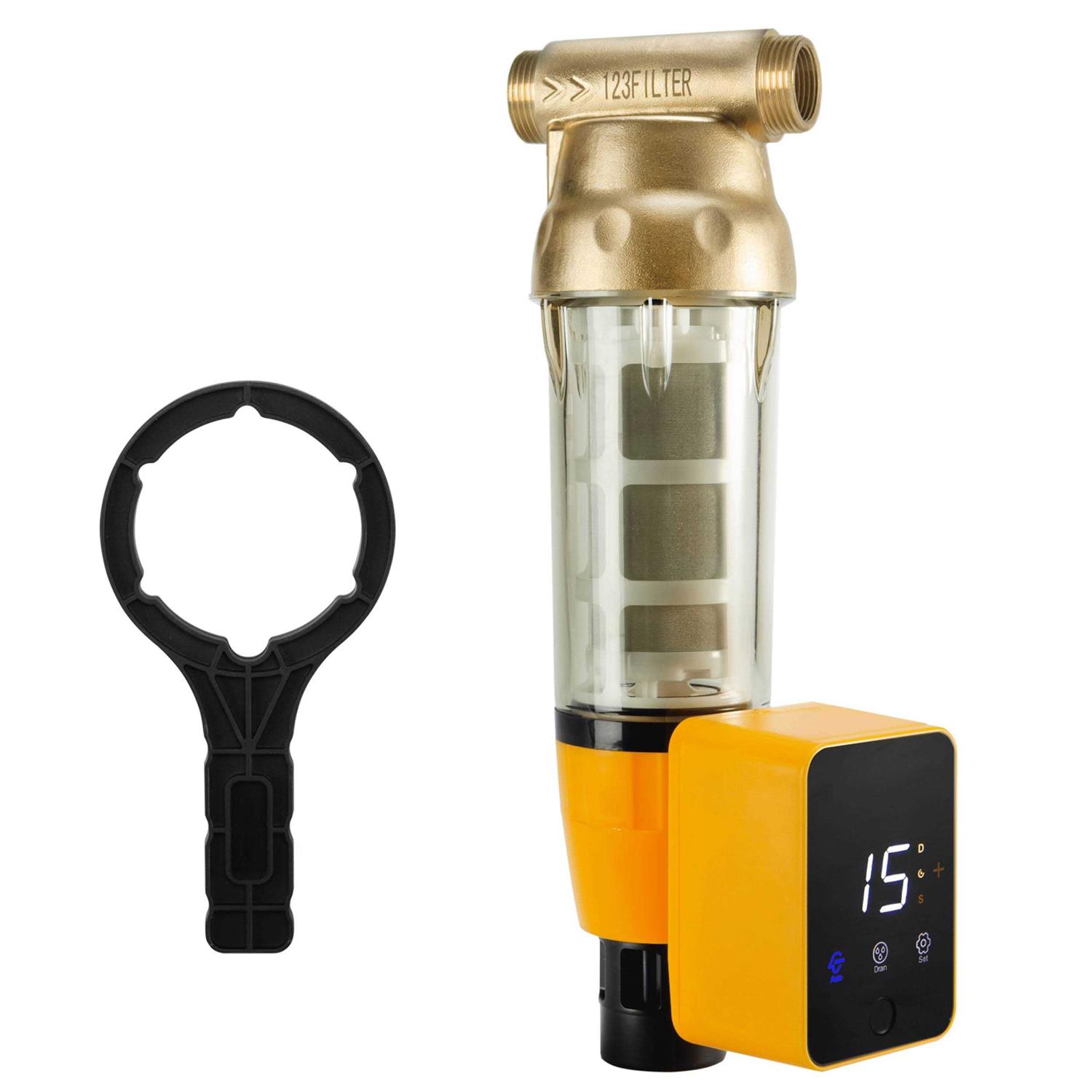 iSpring WSP-200 Reusable Whole House Spin Down Sediment Water Filter 200 Micron - Zenithce