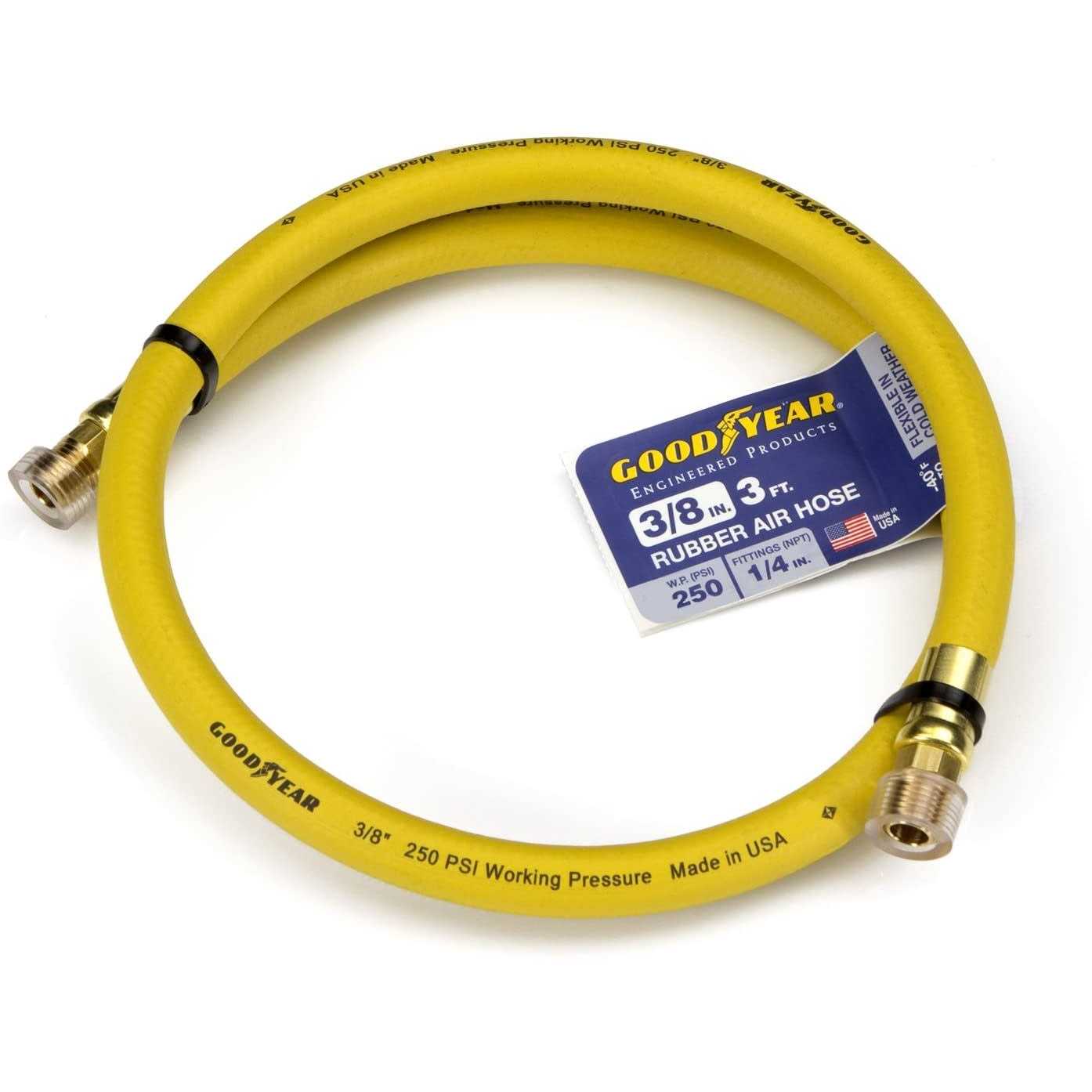 Goodyear 3 Gallon Horizontal Air Compressors. 135 Max Psi. Long Lasting Induction Motor - Zenithce