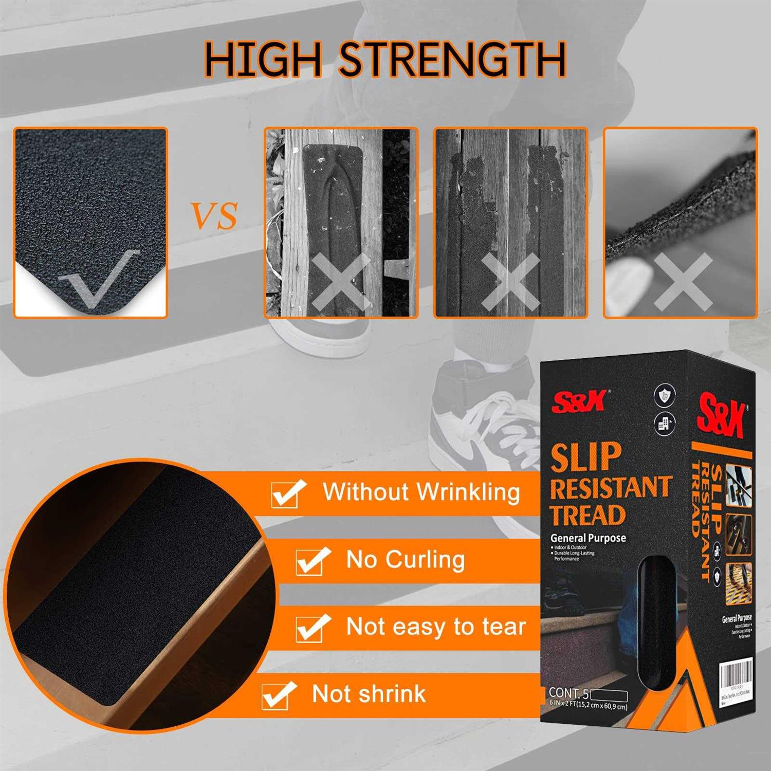 S&X Anti Slip Tape - Zenithce