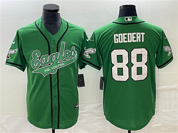Philadelphia Eagles #88 Dallas Goedert Green Cool Base Stitched Jersey - Zenithce