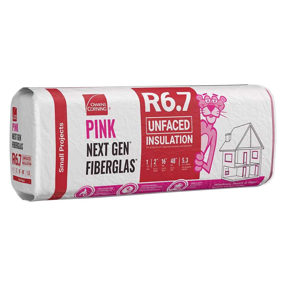 Owens Corning 15 in. x 47 in. R15 Thermafiber Fire and Sound Guard Plus Mineral Wool Insulation Batt - Zenithce