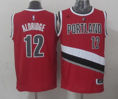 Portland Trail Blazers #12 LaMarcus Aldridge Revolution 30 Swingman 2014 New Red Jersey - Zenithce
